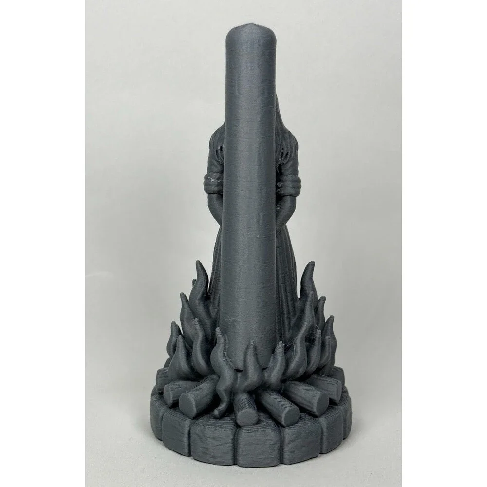 Salem Witch Trials Burning Witch at the Stake Paintable Toy